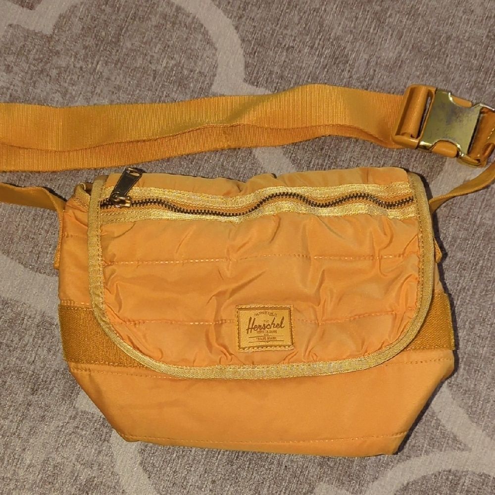 Yellow 💛 Herschel Supply Company Orange Belt Bag with Adjustable Strap